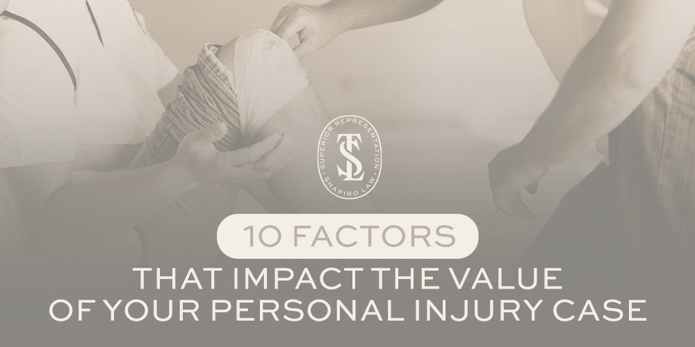 factors that impact the value of personal injury case